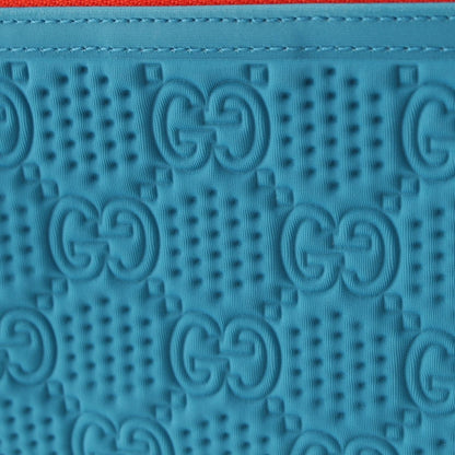 Gucci GG Scuba Small Clutch Pouch Blue — view 8