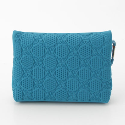 Gucci GG Scuba Small Clutch Pouch Blue — view 4