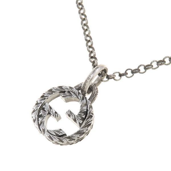 Gucci Interlocking G Necklace Silver — view 4