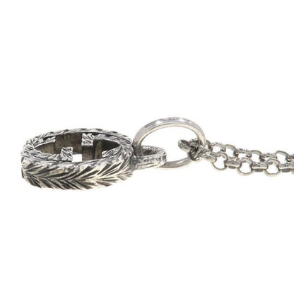 Gucci Interlocking G Necklace Silver — view 3