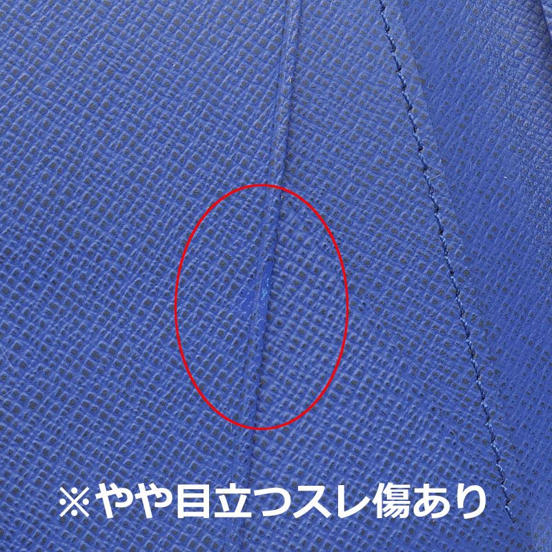 Louis Vuitton Pocket Organizer Monogram Taigarama Cobalt Card Holder — view 8