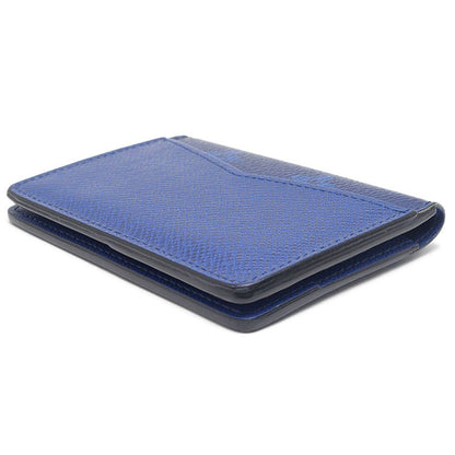 Louis Vuitton Pocket Organizer Monogram Taigarama Cobalt Card Holder — view 3
