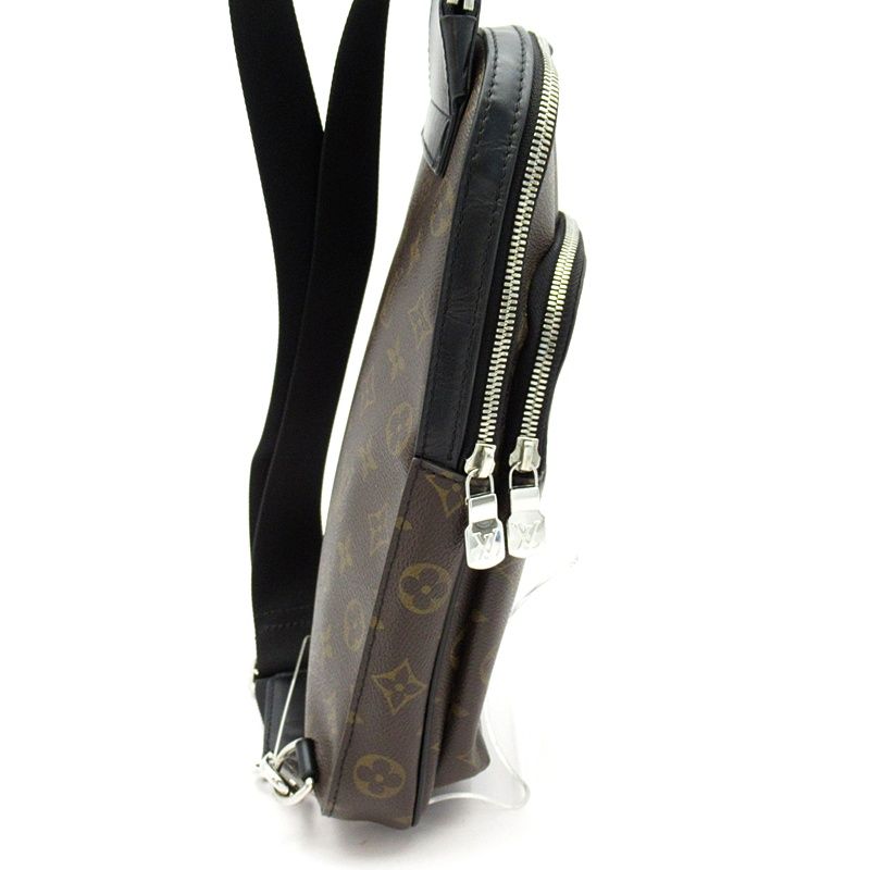 Louis Vuitton Avenue Sling Bag Monogram Macassar Brown — view 5