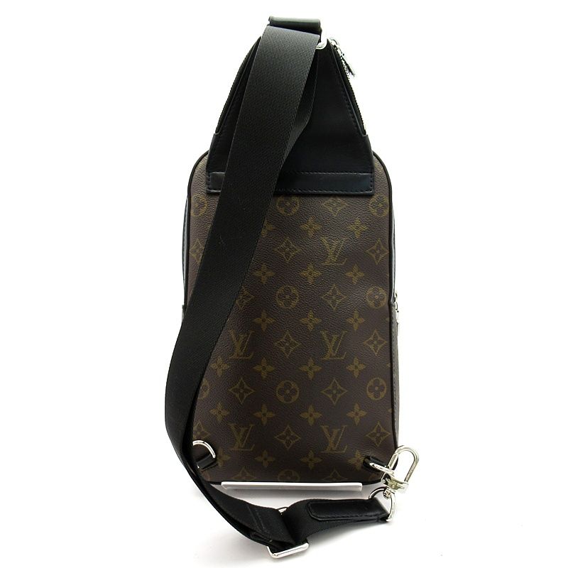 Louis Vuitton Avenue Sling Bag Monogram Macassar Brown — view 2