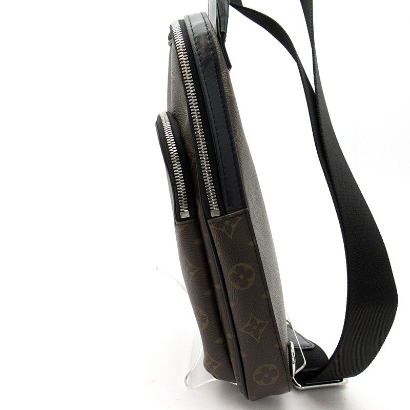 Louis Vuitton Avenue Sling Bag Monogram Macassar Brown — view 3