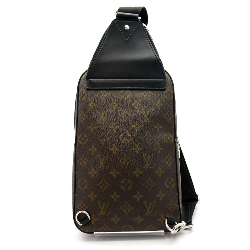 Louis Vuitton Avenue Sling Bag Monogram Macassar Brown — view 4