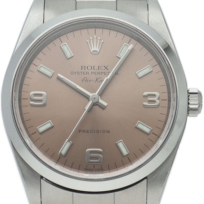 Rolex Air King SS Watch Pink