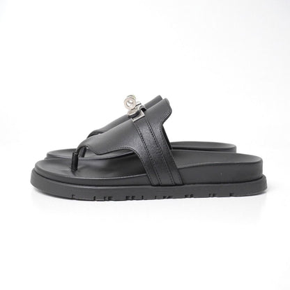 Hermes Empir Sandals Kelly Buckle Thong 35 — view 2