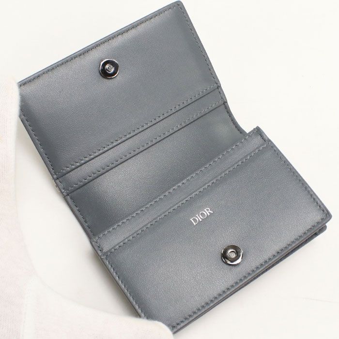 Dior Business Card Holder Saddle Oblique — view 3