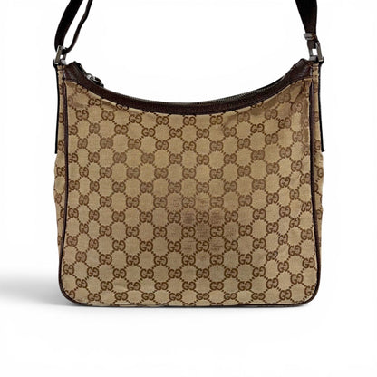 Gucci Shoulder Bag Brown Canvas GG Pattern — view 3