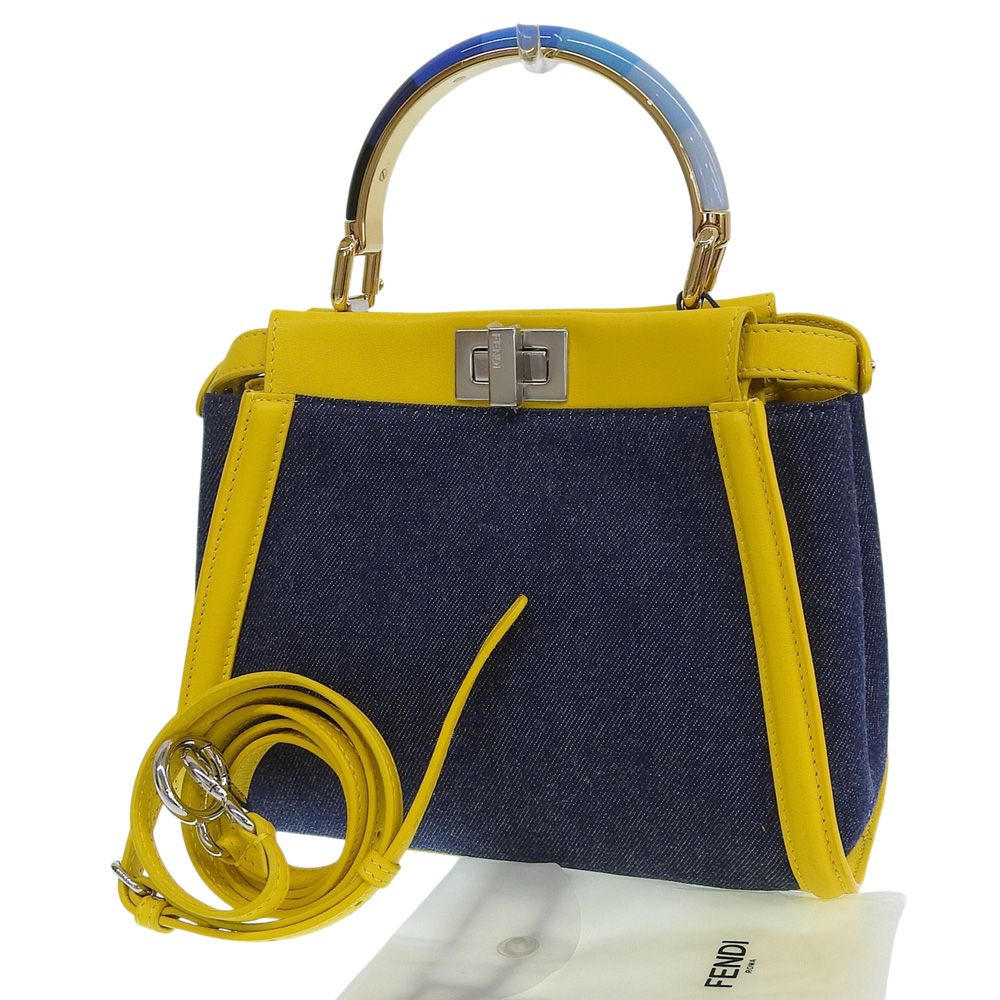 Fendi Peekaboo Mini Iconic Shoulder Bag — view 2