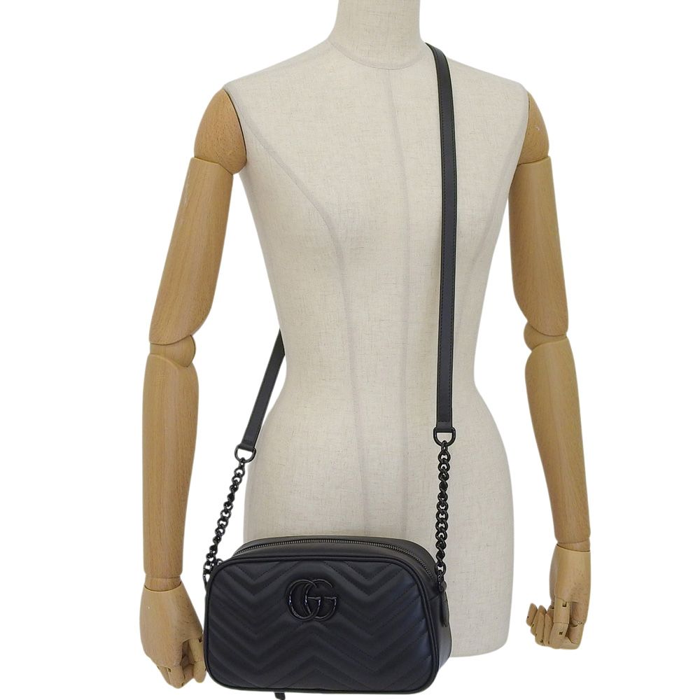 Gucci GG Marmont So Black Shoulder Bag — view 8