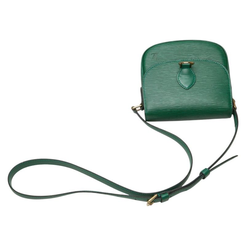 Louis Vuitton Epi Mini Saint Cloud Crossbody Shoulder Bag Borneo Green Leather — view 4