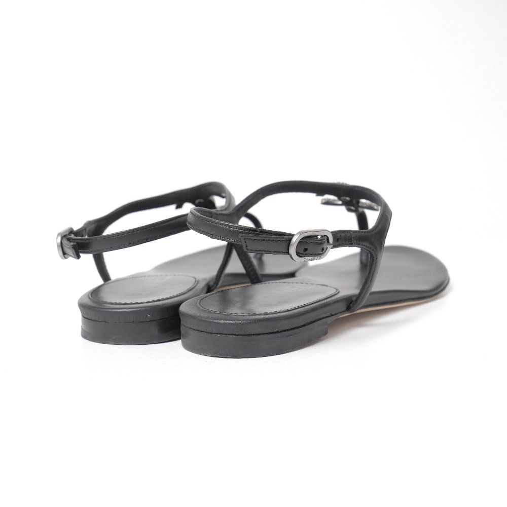 Chanel Sandals 36 Bijuu CC Logo Thong — view 3