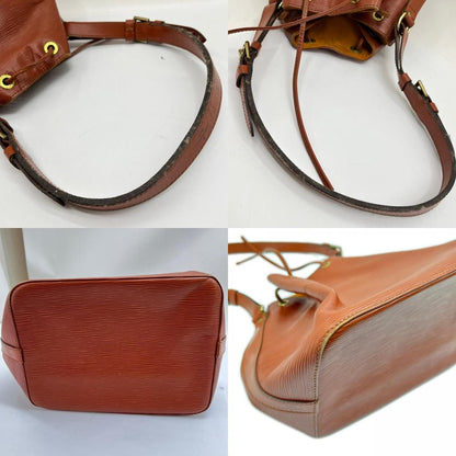 Louis Vuitton Shoulder Bag Epi Leather Noe Brown — view 7