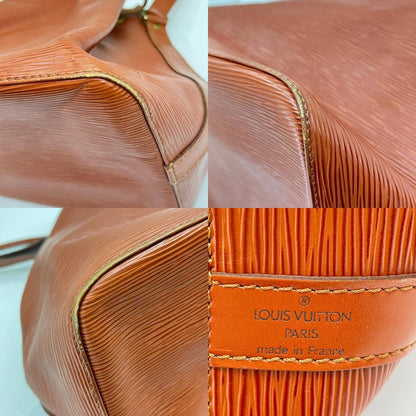 Louis Vuitton Shoulder Bag Epi Leather Noe Brown — view 8