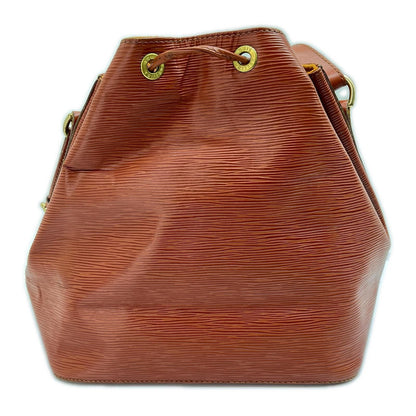 Louis Vuitton Shoulder Bag Epi Leather Noe Brown — view 3