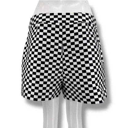 Dior Shorts Checkered Pattern Black White — view 3