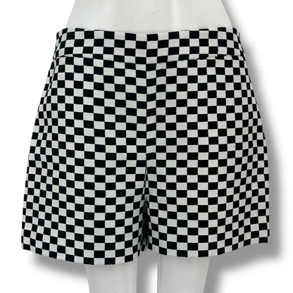 Dior Shorts Checkered Pattern Black White — view 2
