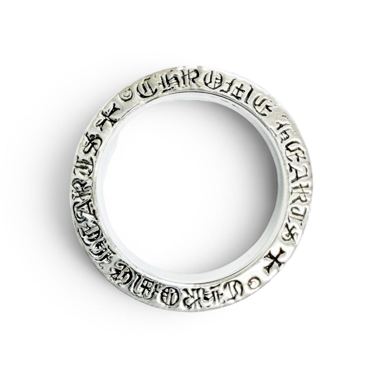 Chrome Hearts Spacer Pln Plain Ring 925 Sterling Silver — view 3