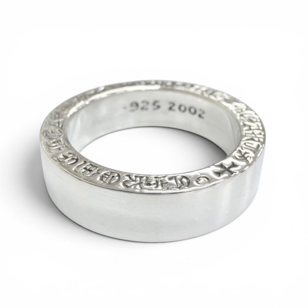 Chrome Hearts Spacer Pln Plain Ring 925 Sterling Silver — view 2