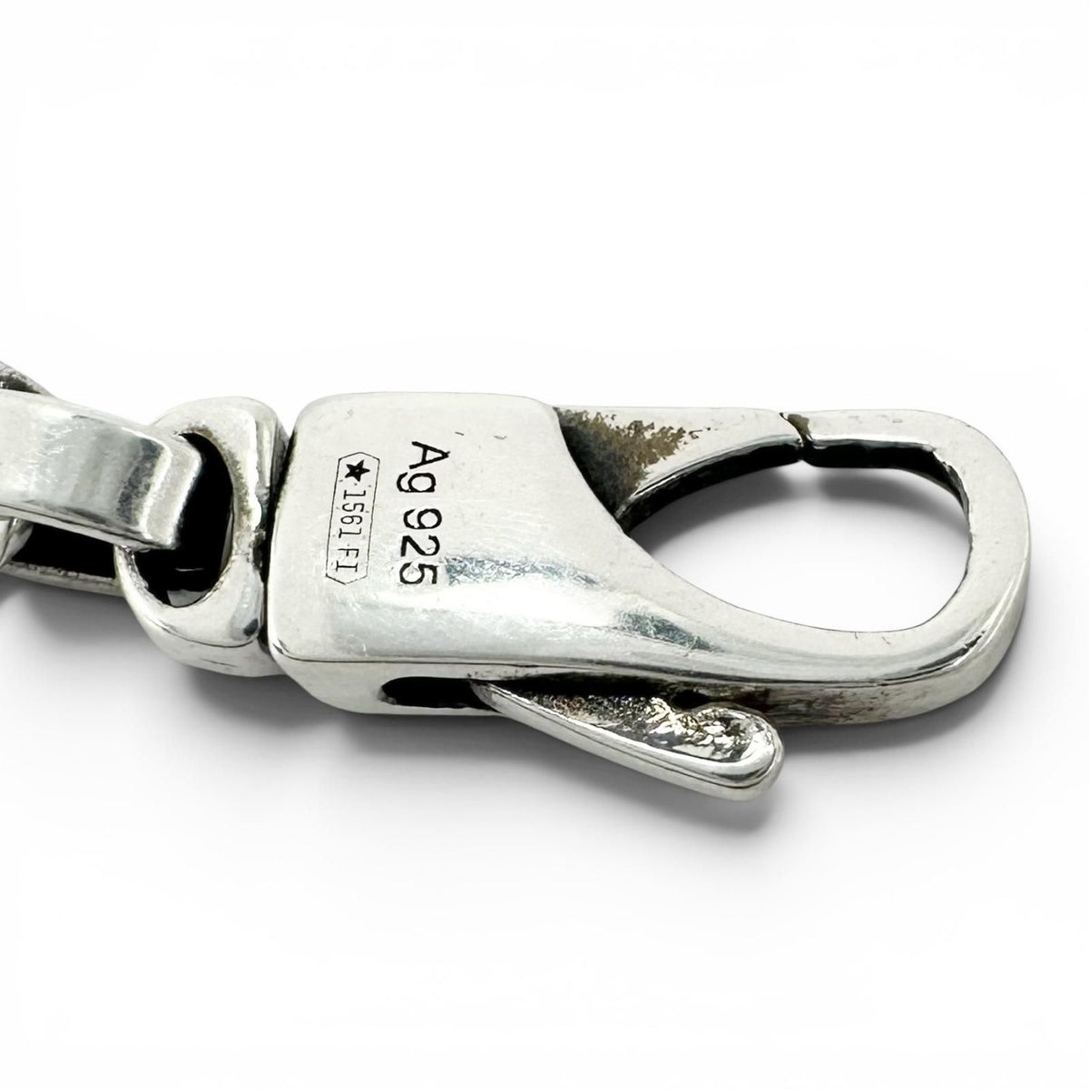 Gucci Interlocking G Chain Bracelet Silver 17 — view 8