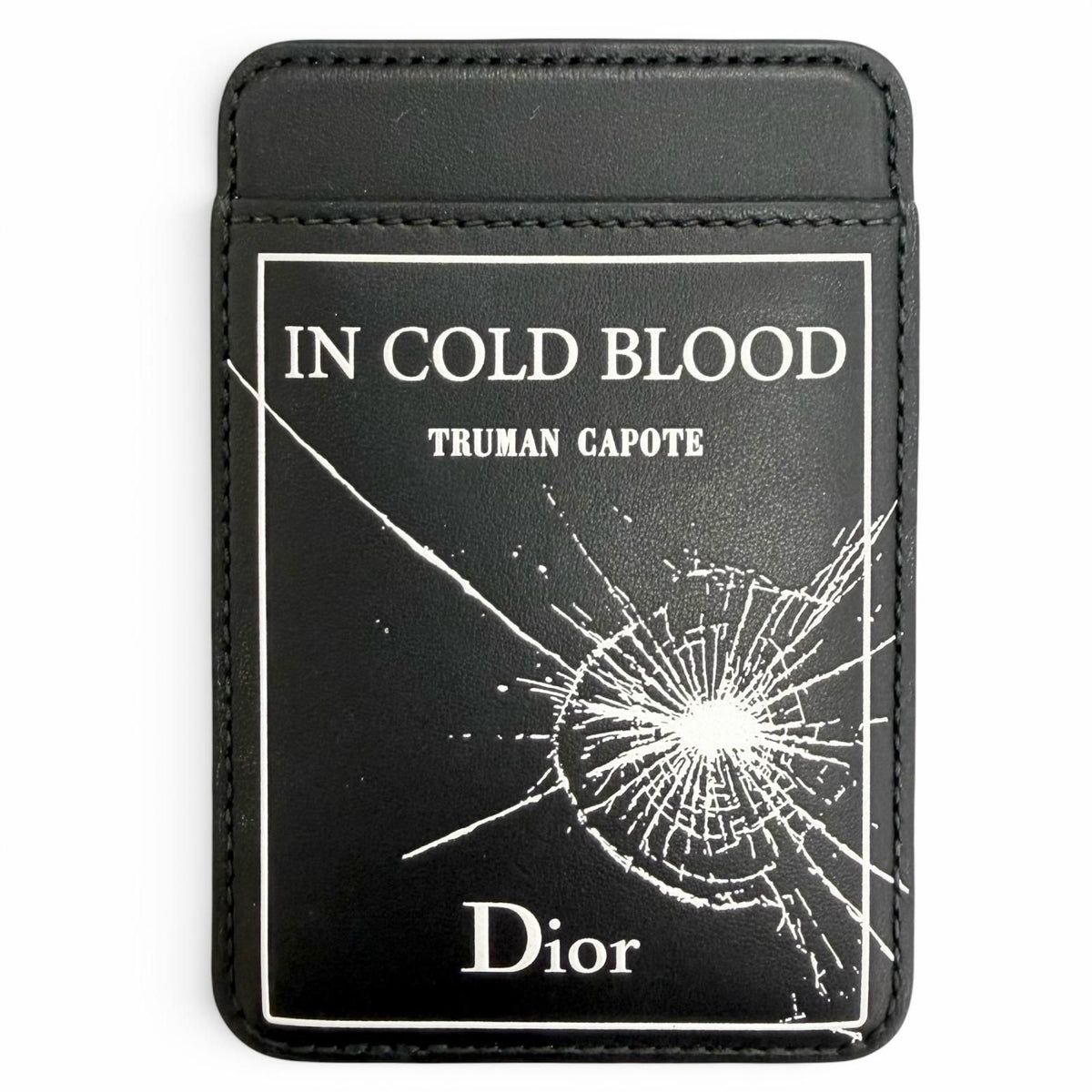Dior Summer Collection In Cold Bifold Magnet Card Holder