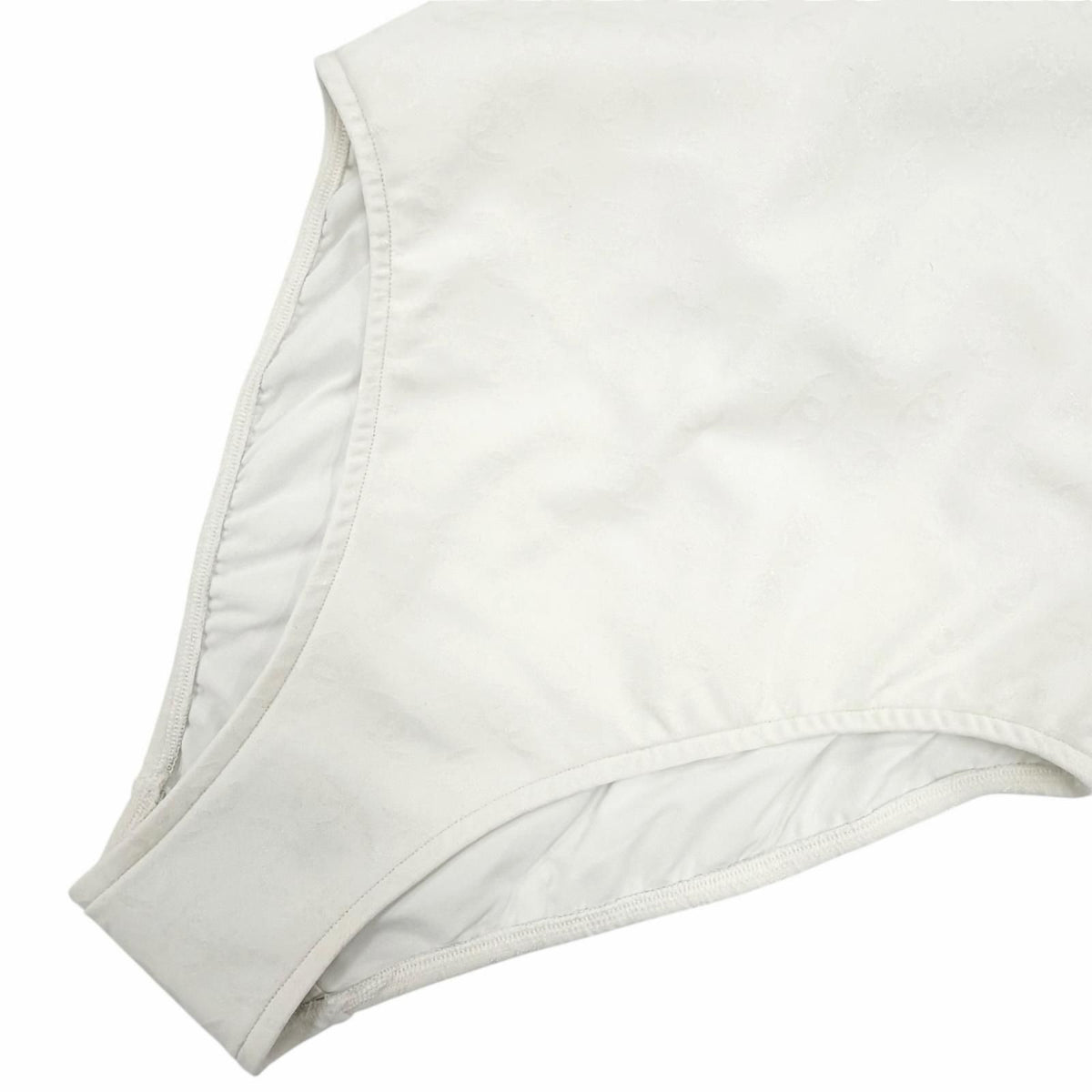 Chanel CC Logo All Over Pattern Swimwear Swimsuit Dress White 34 — view 4