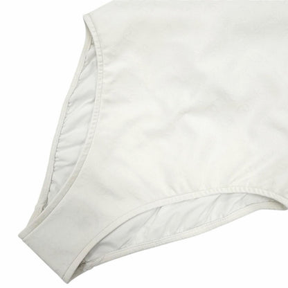 Chanel CC Logo All Over Pattern Swimwear Swimsuit Dress White 34 — view 4
