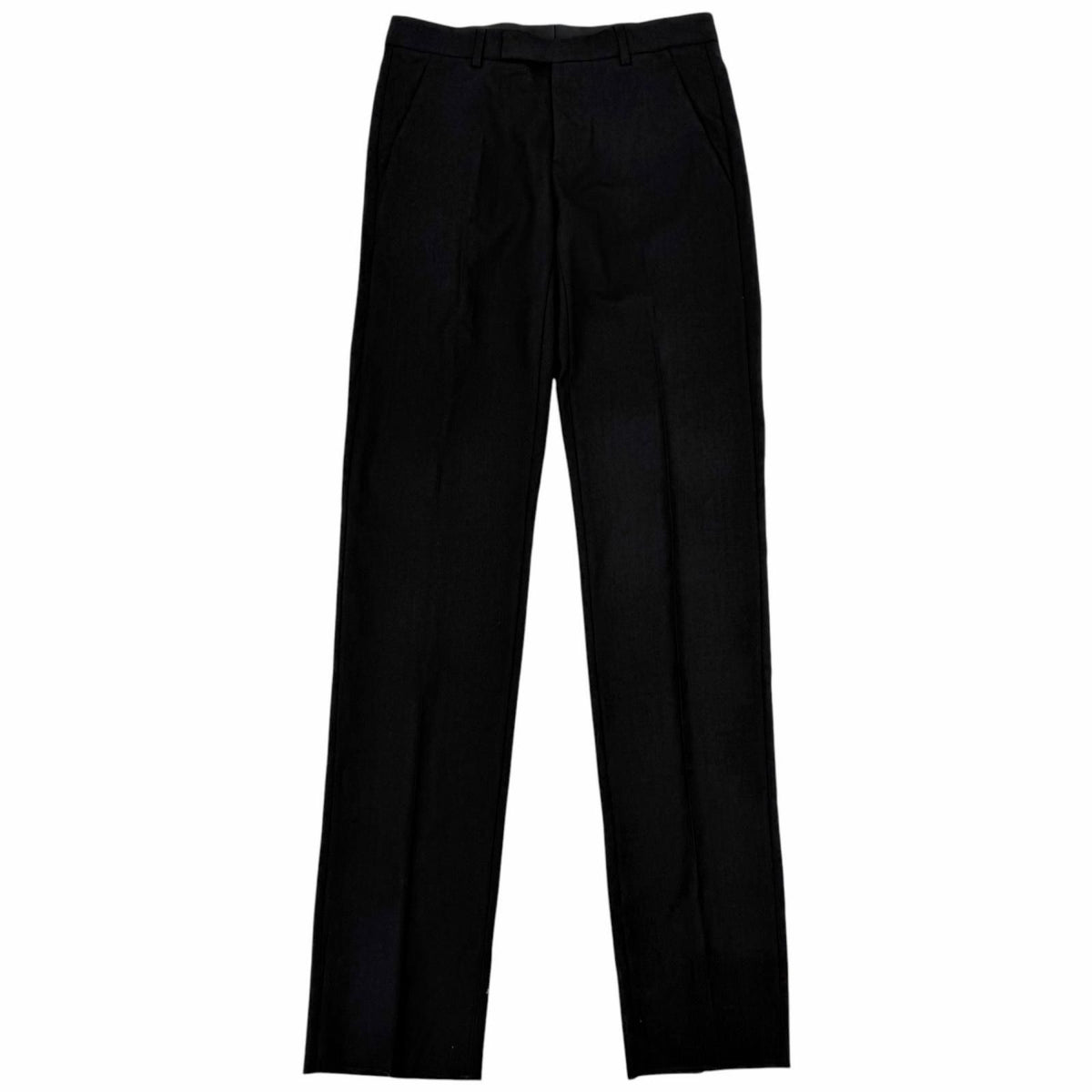 Dior Homme Wool Single Trousers Black 44 Pants