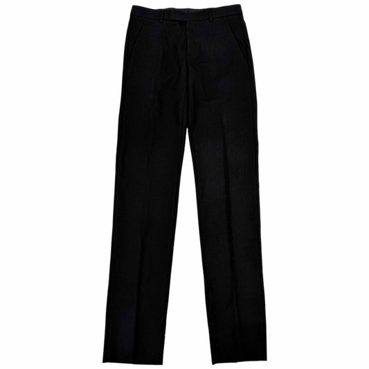Dior Homme Wool Single Trousers Black 44 Pants
