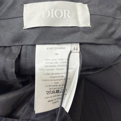 Dior Homme Wool Single Trousers Black 44 Pants — view 5