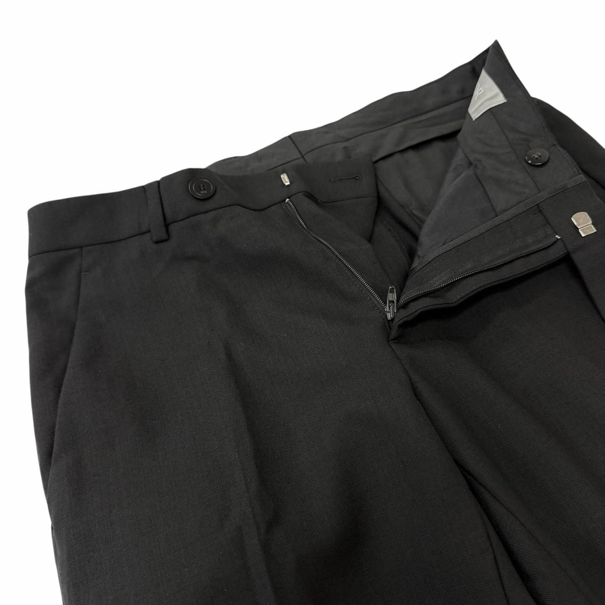 Dior Homme Wool Single Trousers Black 44 Pants — view 3