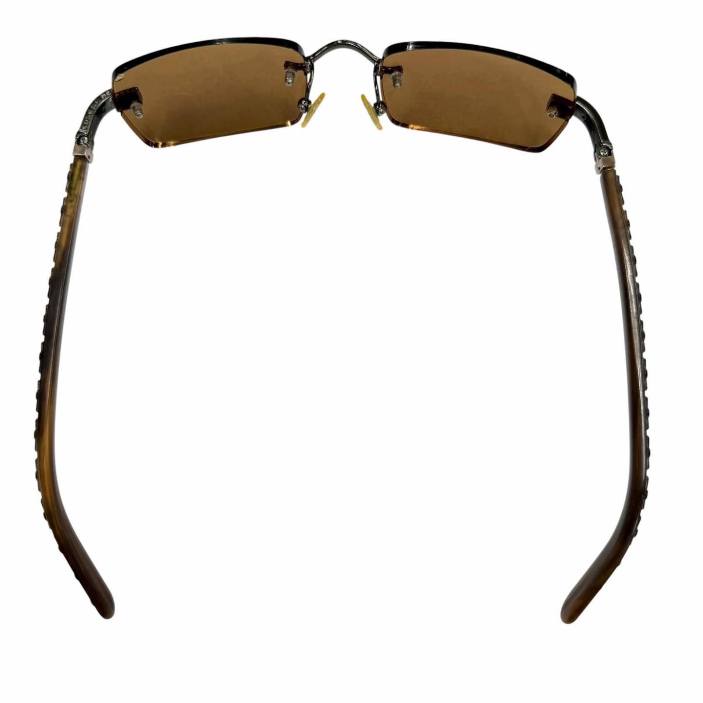 Chrome Hearts Three Bob 925 Rimless Two Point Cross Temple Eyewear Sunglasses — view 6