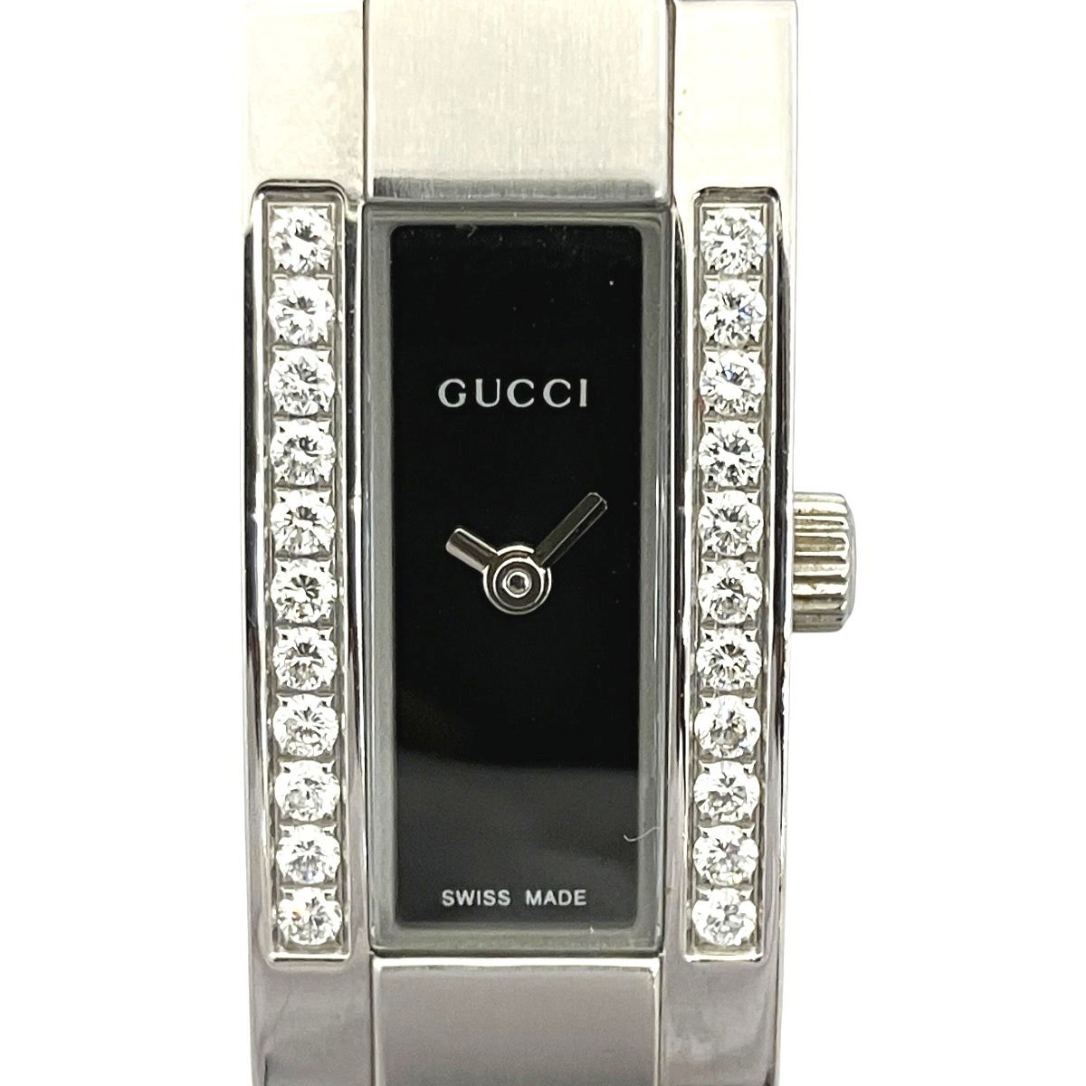 Gucci Watch SS Quartz Black Dial