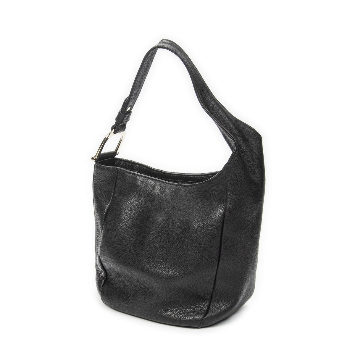 Gucci Small Greenwich Hobo Black Grain Calfskin Leather — view 2