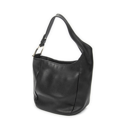 Gucci Small Greenwich Hobo Black Grain Calfskin Leather — view 2