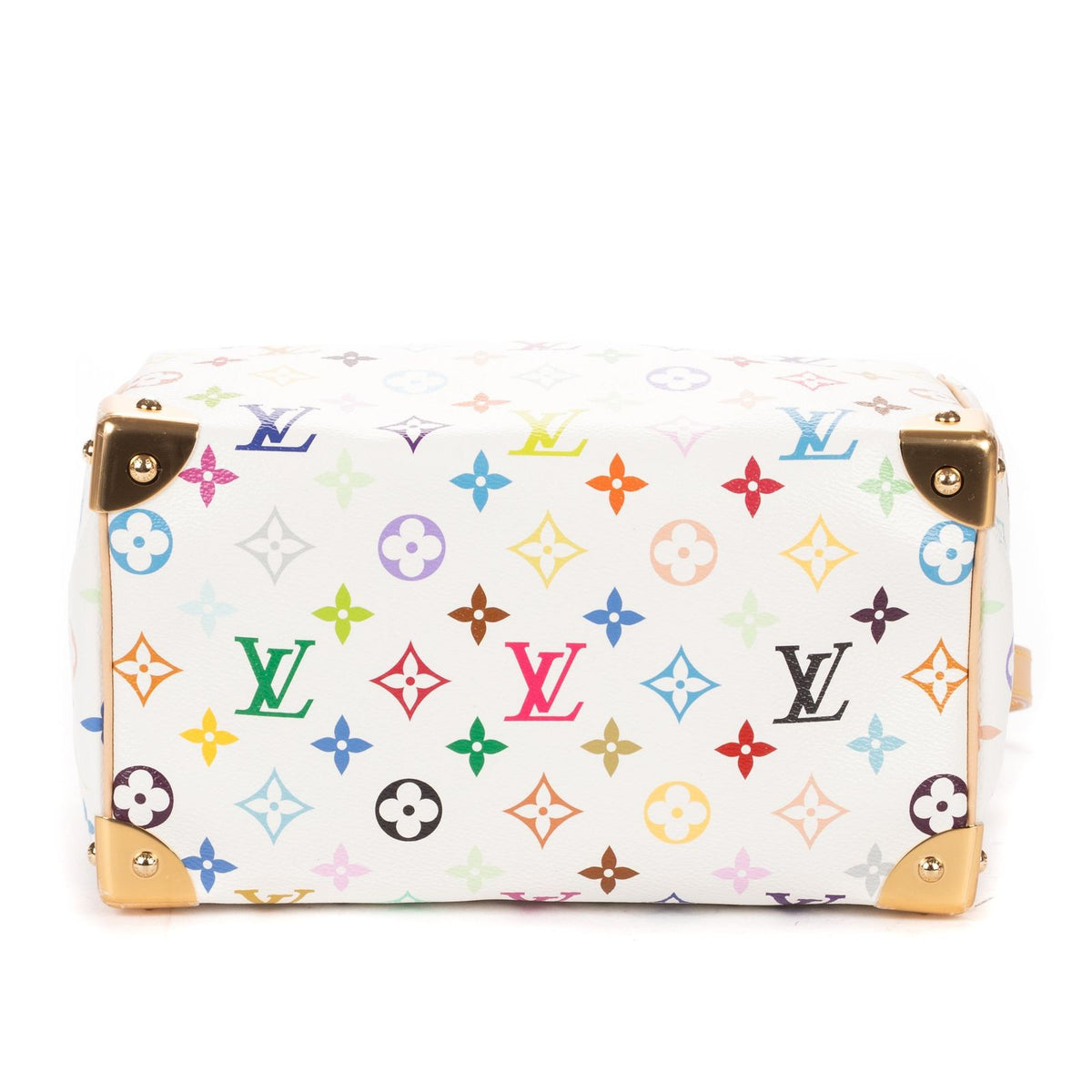 Louis Vuitton Ltd Ed LV Takashi Murakami Speedy Bandouliere Multicolor Monogram — view 6