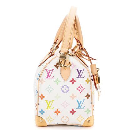Louis Vuitton Ltd Ed LV Takashi Murakami Speedy Bandouliere Multicolor Monogram — view 4