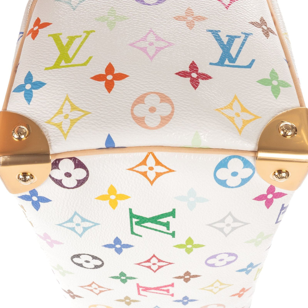 Louis Vuitton Ltd Ed LV Takashi Murakami Speedy Bandouliere Multicolor Monogram — view 8