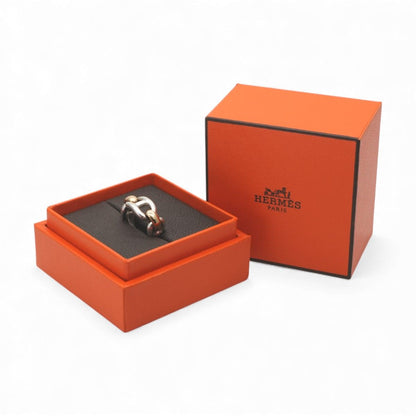Hermes Chaine D'Ancre Ring 750 950 Gold Silver — view 8