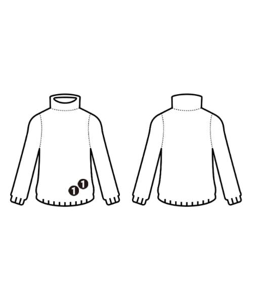 Celine Knit Sweater Black — view 7