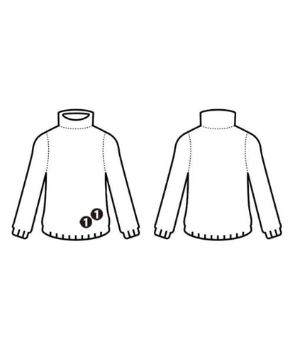 Celine Knit Sweater Black — view 7