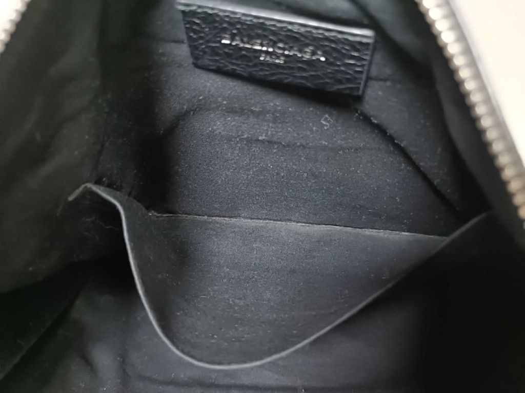 Balenciaga Clutch City Black Leather Silver — view 5
