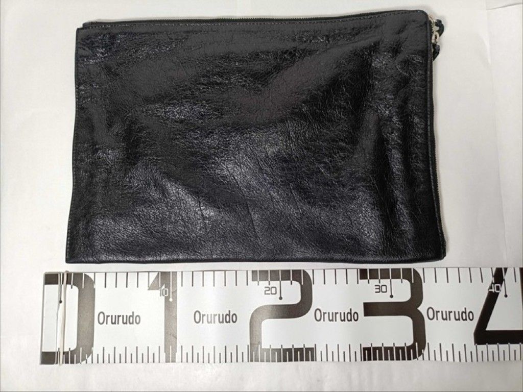Balenciaga Clutch City Black Leather Silver — view 2