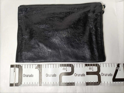 Balenciaga Clutch City Black Leather Silver — view 2