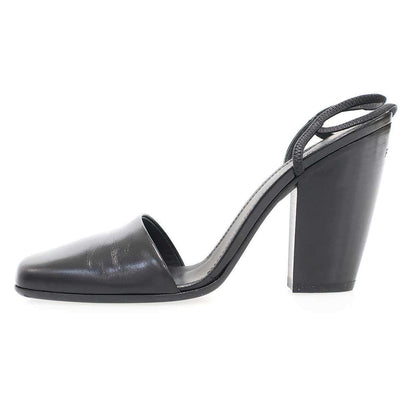 Fendi Square Toe Sandals Black — view 2