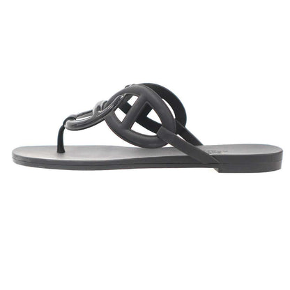 Hermes Egerie Sandals Black — view 2