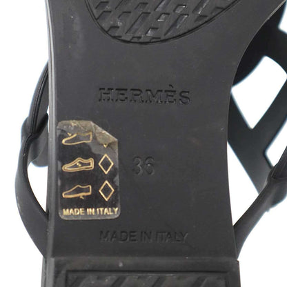 Hermes Egerie Sandals Black — view 6