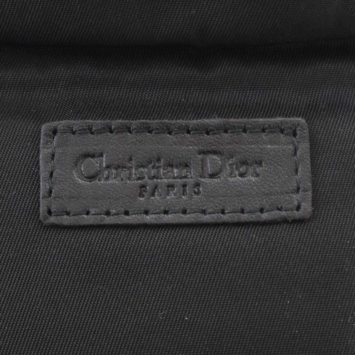 Dior Trotter Canvas Vanity Bag Black — view 5